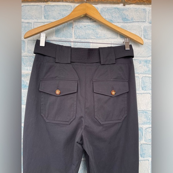 Veronica Beard Mahary Belted High-Waisted Pants size 2 - Picture 13 of 16